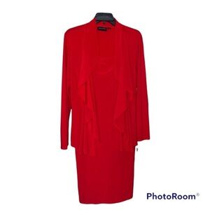 EUC Nina leonard fitted dress